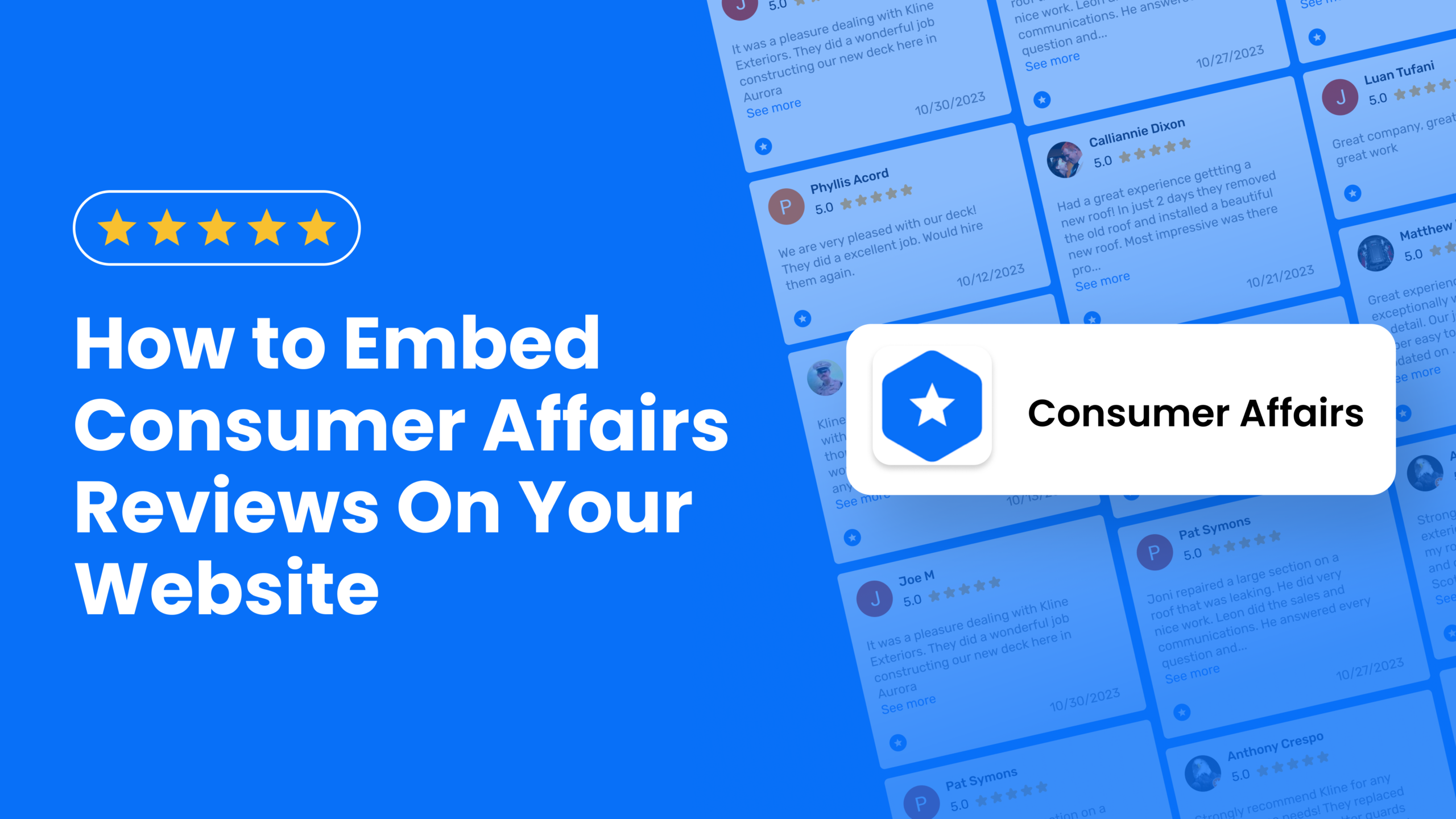 How To Show ConsumerAffairs Reviews Widget On Your site Free & Fast