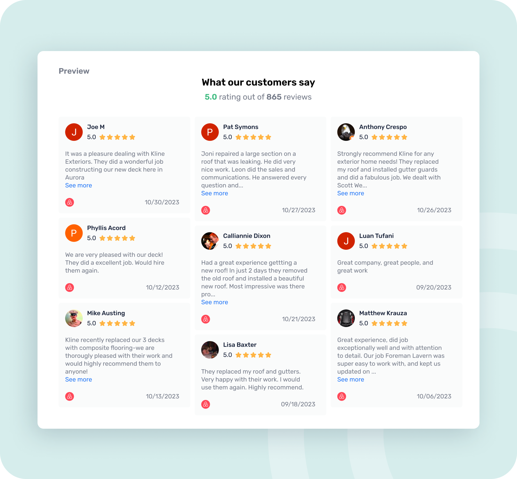 Show Positive Reviews From Airbnb On Your Website