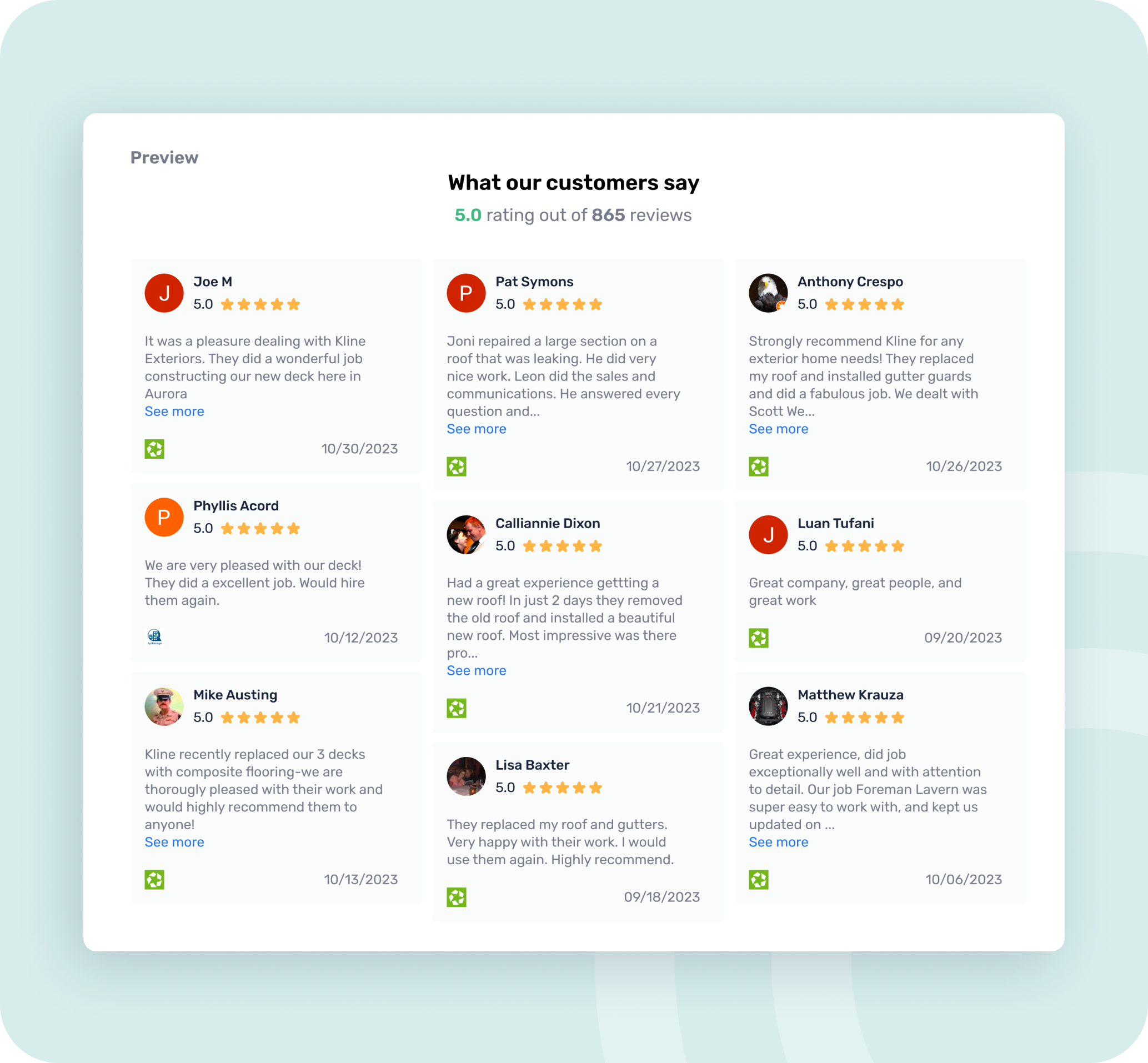 Show Positive Reviews From Apartments On Your Website