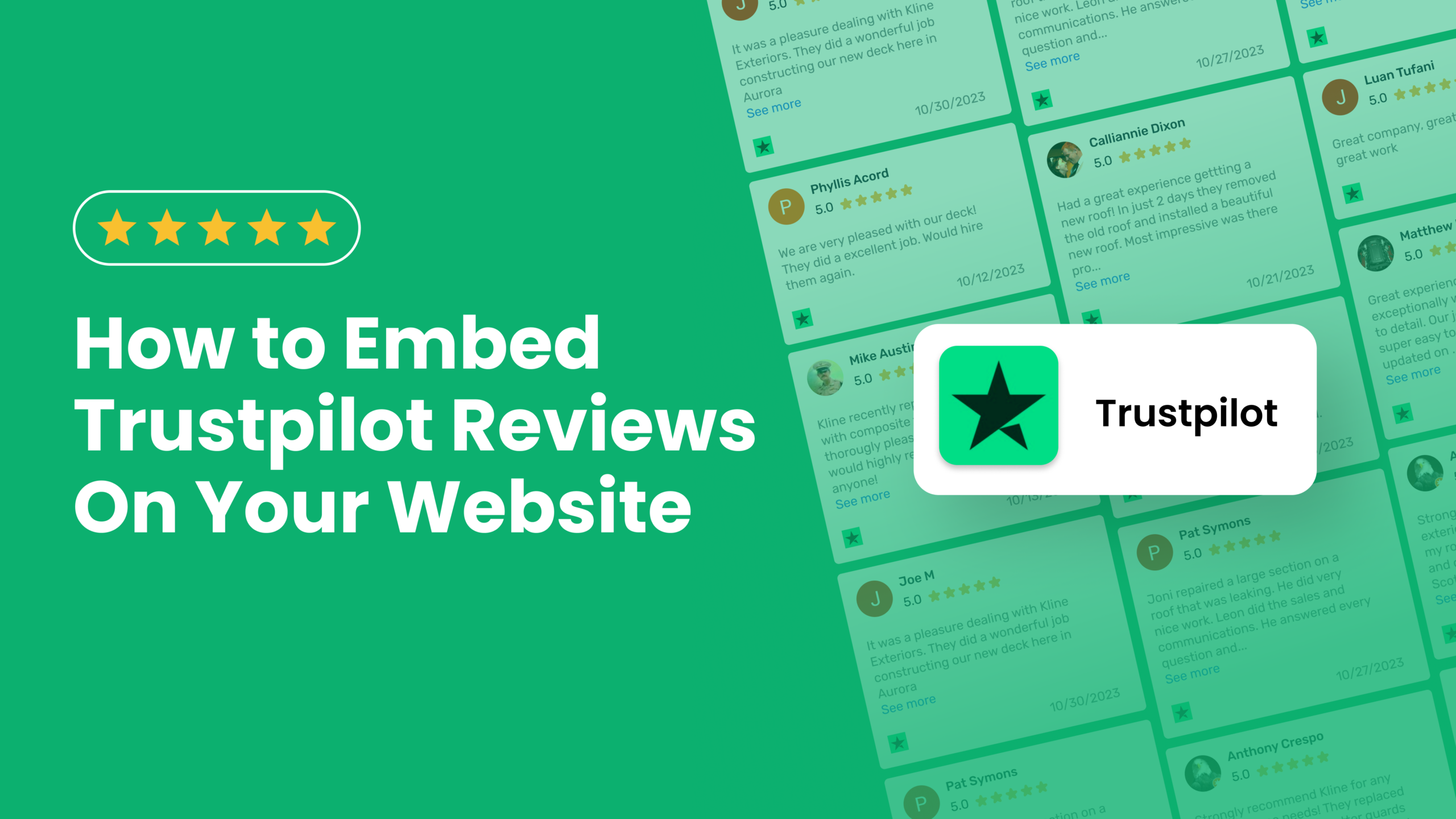 How To Show Trustpilot Reviews Widget On Your Website Free & Fast ...