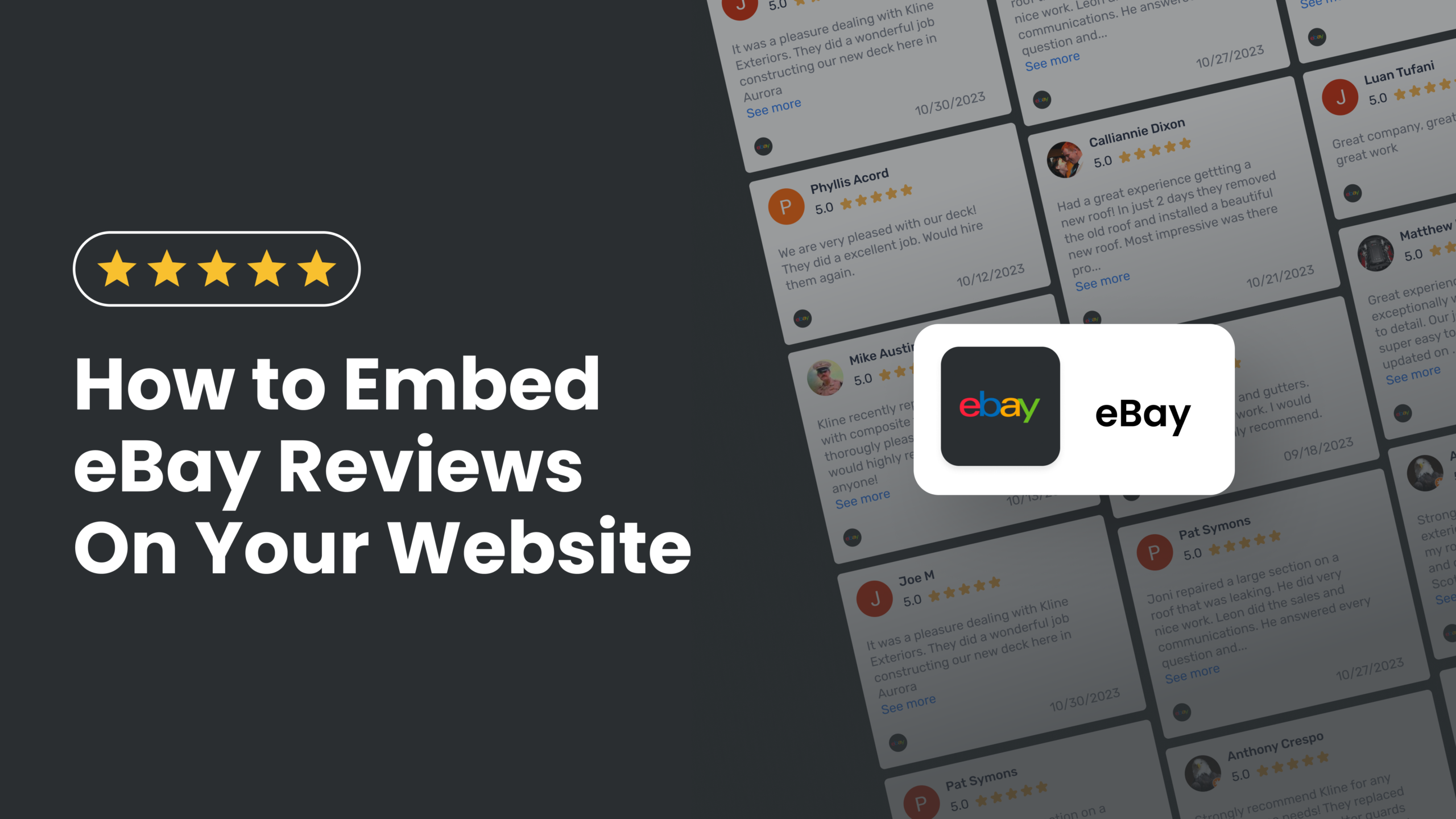 How To Show eBay Reviews Widget On Your Website Free & Fast - Reviewgrower