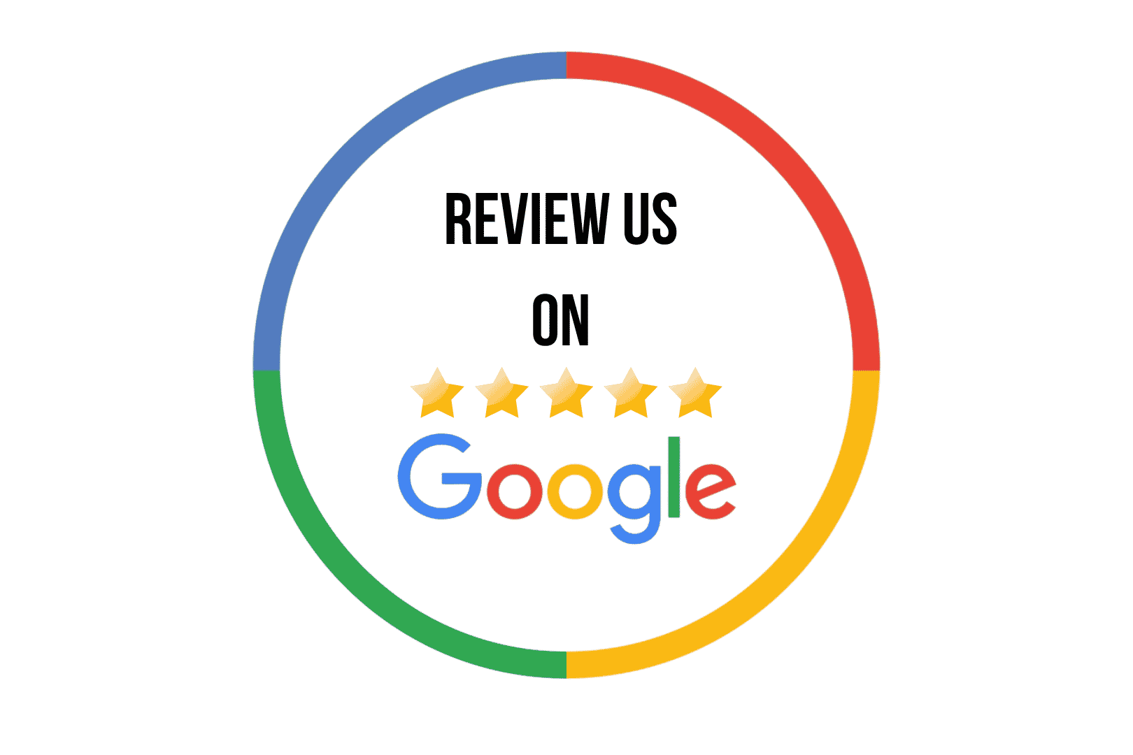 google review sticker