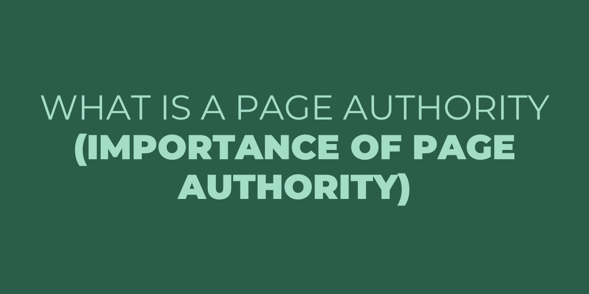 PAGE AUTHORITY