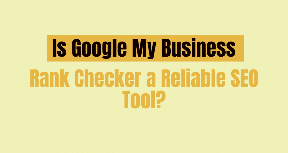 google my business rank checker