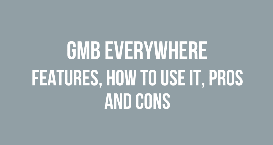 gmb everywhere review
