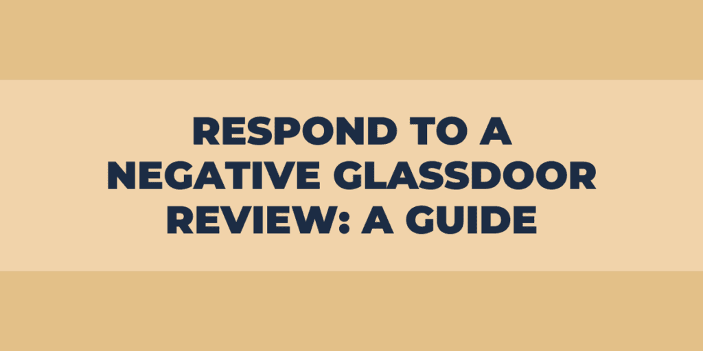 Negative Glassdoor Review