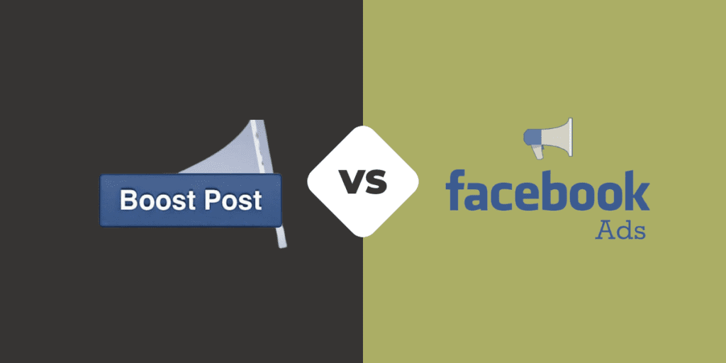 boosted post vs facebook ads