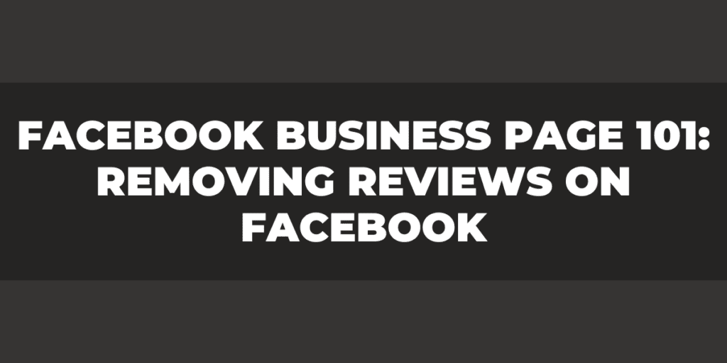 remove disable facebook reviews