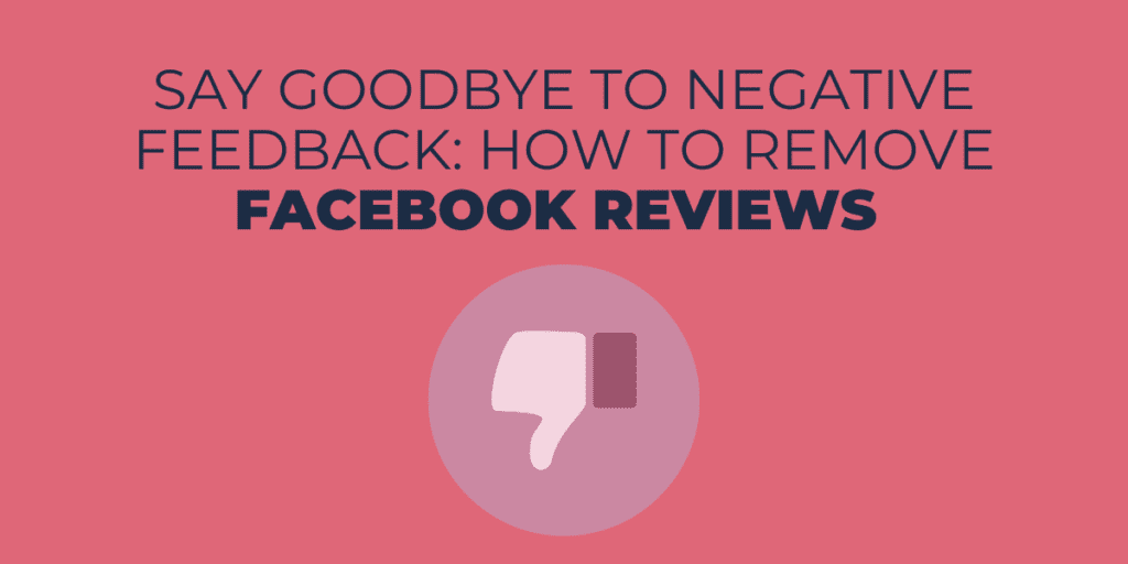 remove facebook review