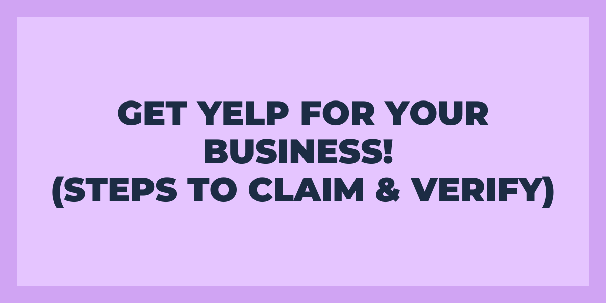 yelp for your business