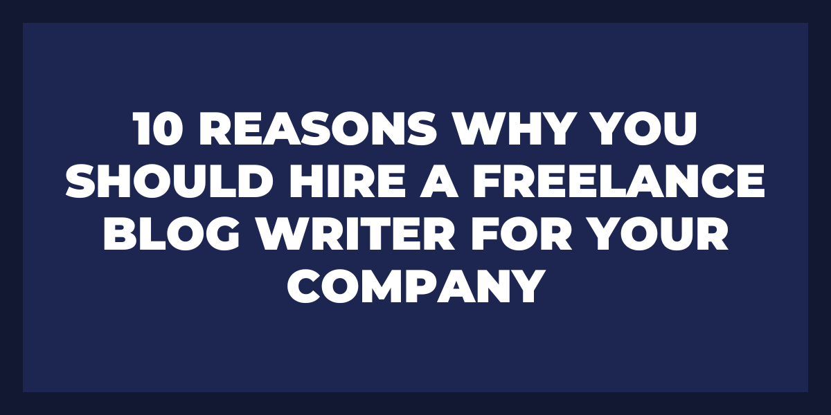 Blog writers for hire