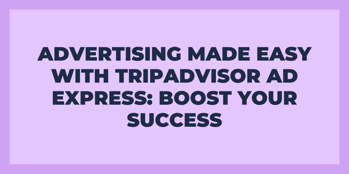 tripadvisor advertising
