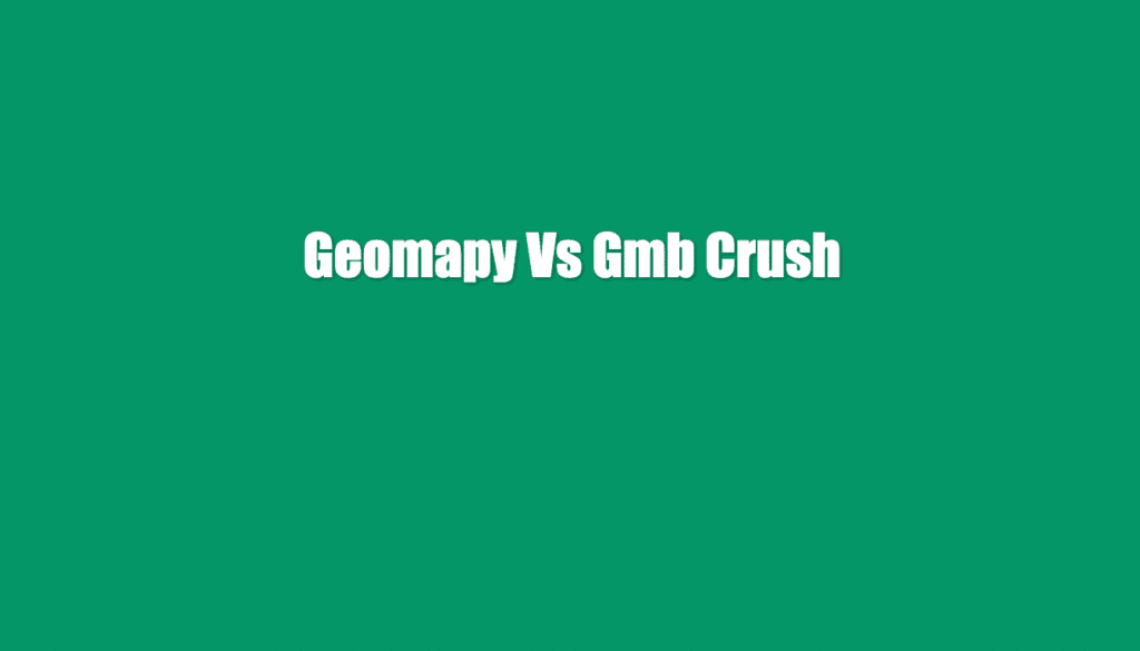 geomapy vs gmb crush