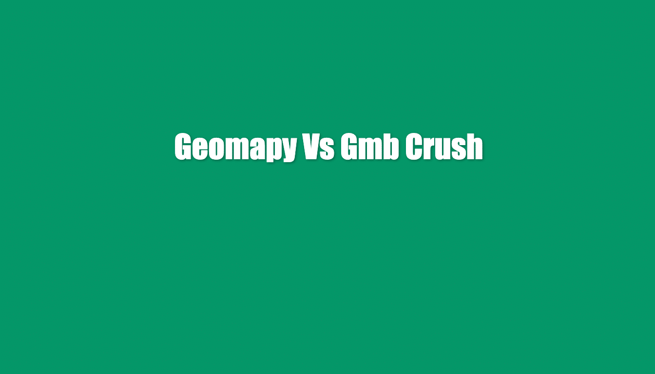 geomapy vs gmb crush