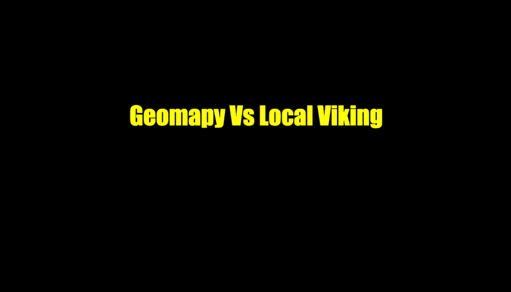 geomapy vs local viking