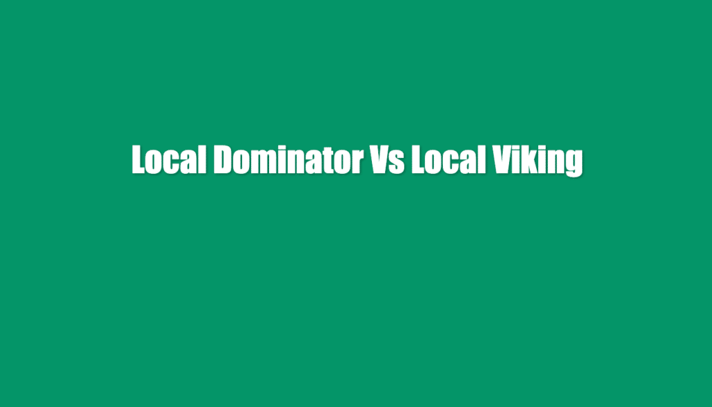 local dominator vs local viking