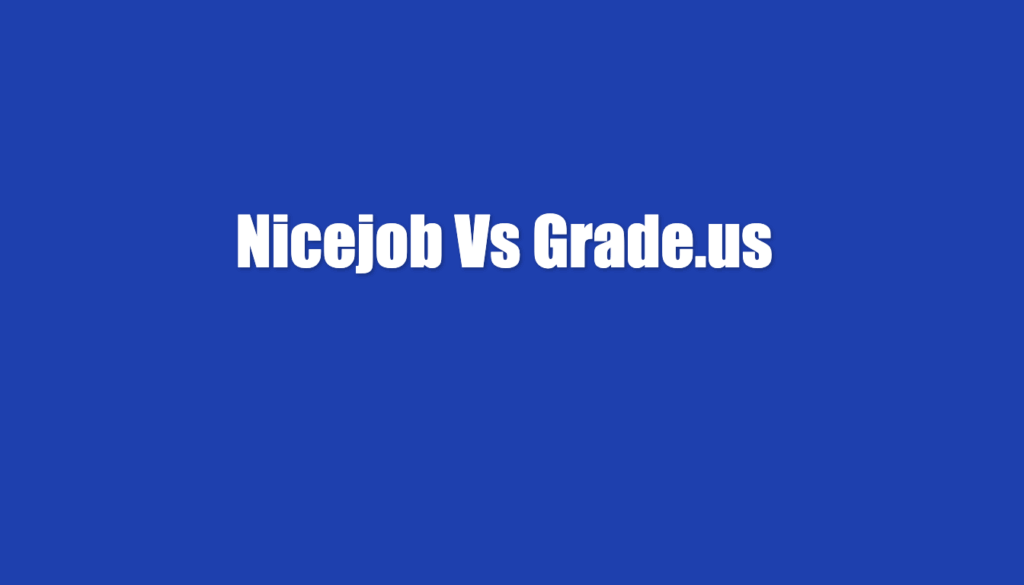 nicejob vs grade us