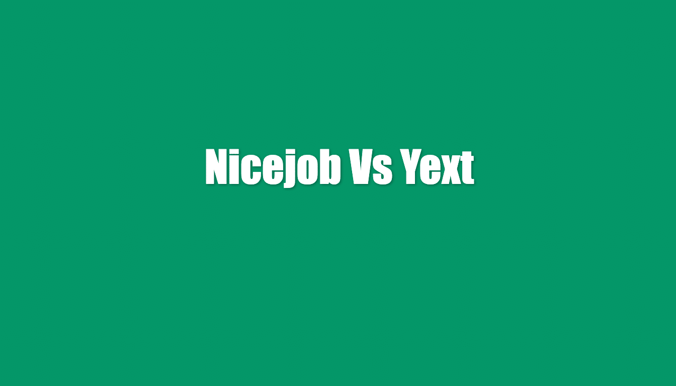 nicejob vs yext